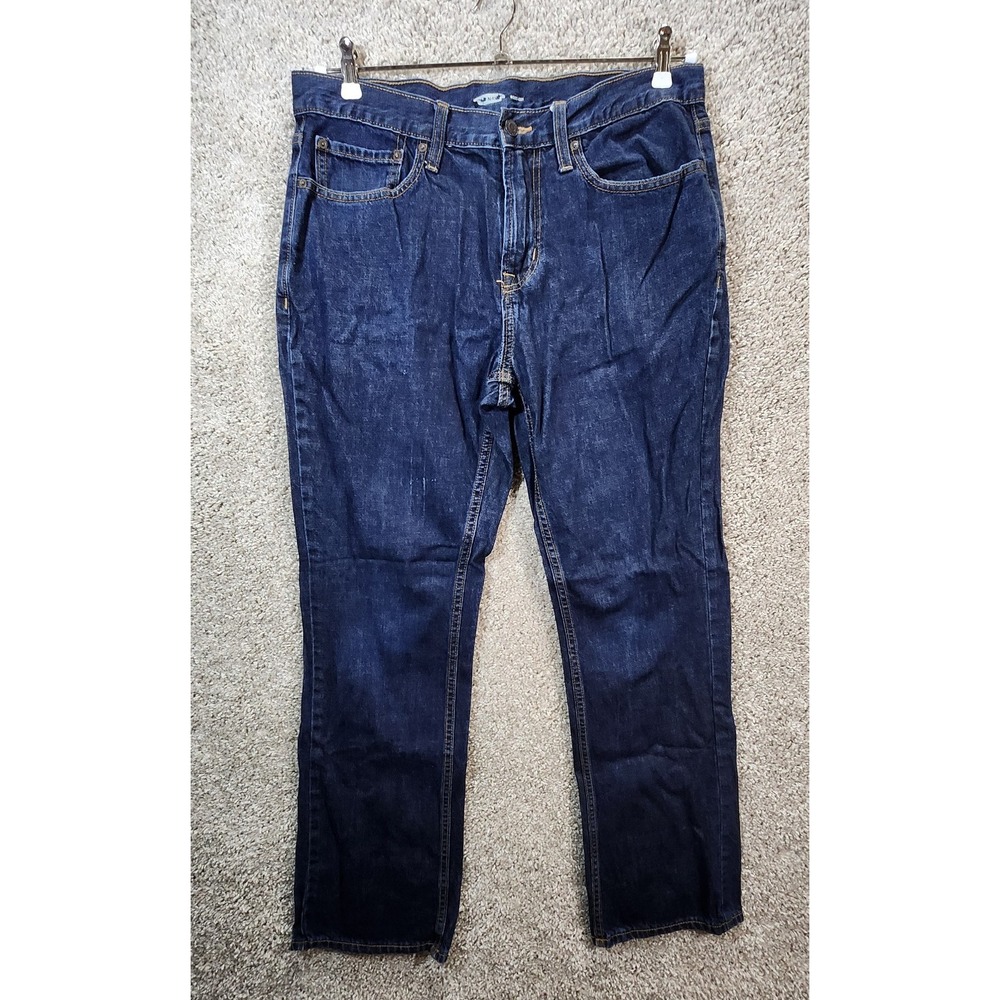 Old Navy Bootcut Jeans Mens 34x32 (Fits 34x30) Blue Denim Medium Wash Streetwear